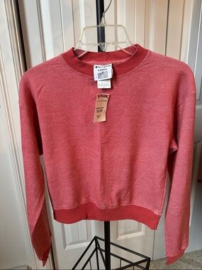 Champion Rose-Red Crewneck Sweatshirt